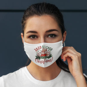 2020 Sucked But Yay Christmas Santa Claus Face Mask