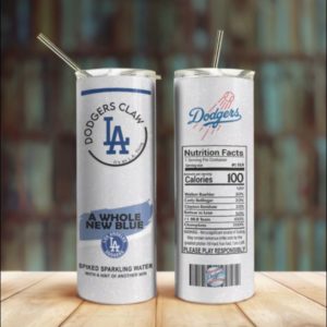 Dodgers Claw Skinny Tumbler 20oz 30oz