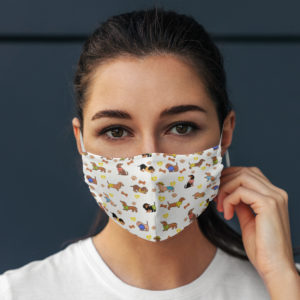Dachshund Cute Pattern Face Mask