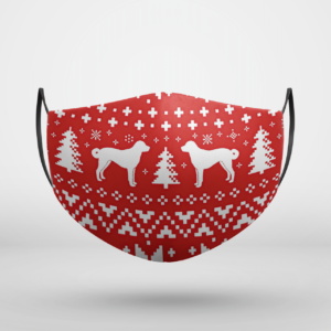 Anatolian Shepherd Dog Ugly Christmas Face Mask