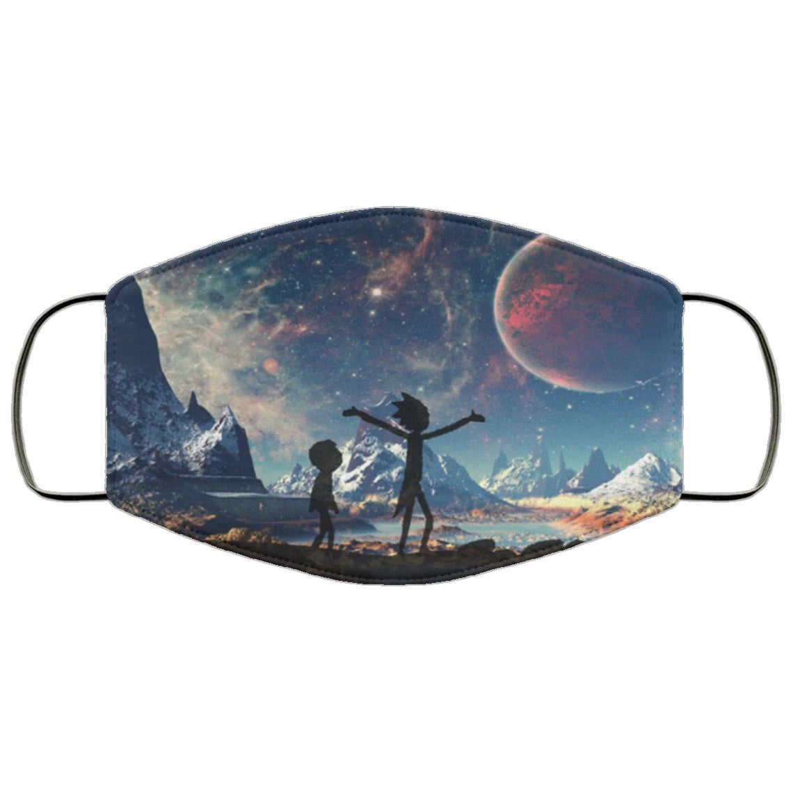 Rick And Morty Intergalactic Face Mask Rick And Morty Intergalactic Face Mask