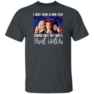 I Just Took A Dna Test Turns Out I’M 100 That Witch Halloween T-Shirt