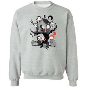 Horror Friends Halloween T-Shirt, LS