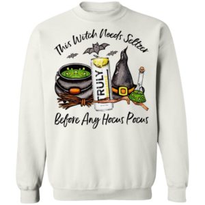 Truly Pineapple This Witch Needs Seltzer Before Any Hocus Pocus Halloween T-Shirt