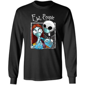 Jack and Sally Wearing Facemask Hand sanitizer T-Shirt