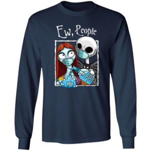 Jack and Sally Wearing Facemask Hand sanitizer T-Shirt