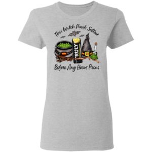 Truly Original Lemonade This Witch Needs Seltzer Before Any Hocus Pocus Halloween T-Shirt