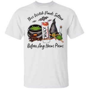 Truly Grapefruit This Witch Needs Seltzer Before Any Hocus Pocus Halloween T-Shirt