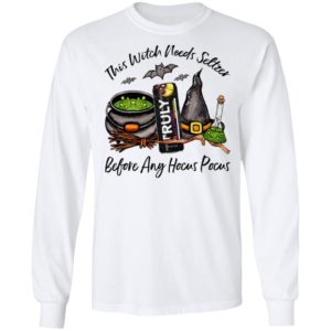 Truly Blackcherry Lemonade This Witch Needs Seltzer Before Any Hocus Pocus Halloween T-Shirt