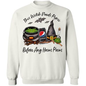 This Witch Needs Pepsi Zero Before Any Hocus Pocus Halloween T-Shirt