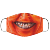 Purple Anroll Halloween LED Light Up Face Mask