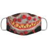 Orange Anroll Halloween LED Light Up Face Mask