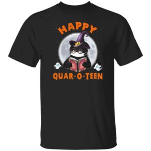 Happy Quar-o-teen Witch Halloween T-Shirt Happy Quar-o-teen Witch Halloween T-Shirt