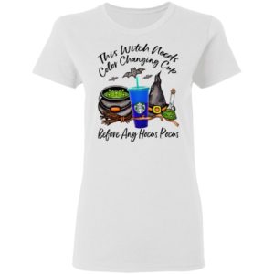 Starbucks This Witch Needs Color Changing Cobalt Before Any Hocus Pocus Halloween T-Shirt