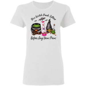 San Juan Raspberry Cran This Witch Needs Seltzer Before Any Hocus Pocus Halloween T-Shirt