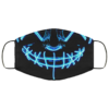 Green Anroll Halloween LED Light Up Face Mask