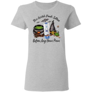 San Juan Pure This Witch Needs Seltzer Before Any Hocus Pocus Halloween T-Shirt