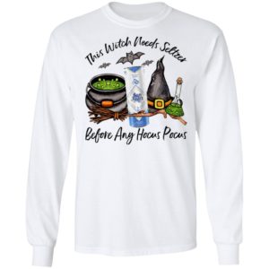 San Juan Pure This Witch Needs Seltzer Before Any Hocus Pocus Halloween T-Shirt