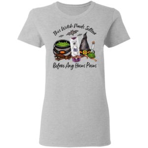 San Juan Huckleberry This Witch Needs Seltzer Before Any Hocus Pocus Halloween T-Shirt