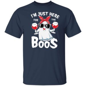 Halloween I'm Just Here For The Boos Drinking Beer T-Shirt
