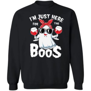 Halloween I'm Just Here For The Boos Drinking Beer T-Shirt