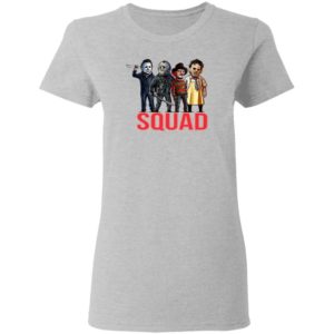 Horror Squad Goals Halloween T-Shirt, Long Sleeve, Hoodie