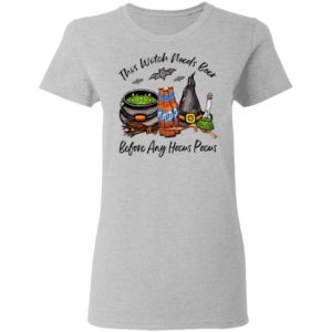 Miller Lite Bottle This Witch Needs Beer Before Any Hocus Pocus Halloween T-Shirt