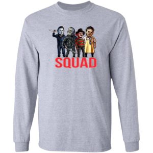 Horror Squad Goals Halloween T-Shirt, Long Sleeve, Hoodie