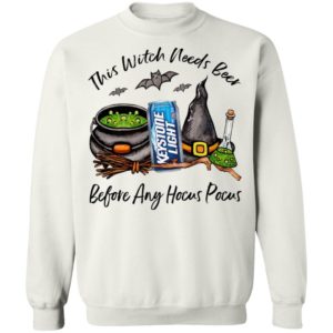 Keystone Light This Witch Needs Beer Before Any Hocus Pocus Halloween T-Shirt