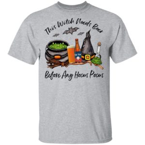 Fat Tire This Witch Needs Beer Before Any Hocus Pocus Halloween T-Shirt