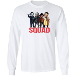 Horror Squad Goals Halloween T-Shirt, Long Sleeve, Hoodie