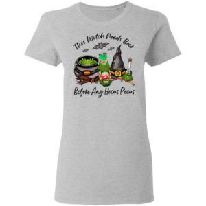 Dos Equis Lager Bottle This Witch Needs Beer Before Any Hocus Pocus Halloween T-Shirt