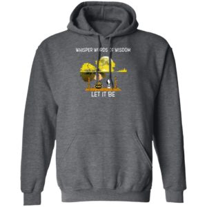 Whisper Words Of Wisdom Let It Be Guitar Lake Shadow Snoopy T-Shirt, LS, Hoodie