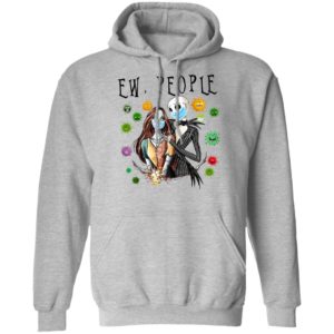 Jack and Sally Love Wearing Facemask T-Shirt