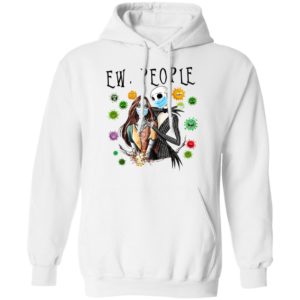 Jack and Sally Love Wearing Facemask T-Shirt