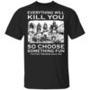 Cat Pennywise Let’s Eat Kids Oh Shit Punctuation Saves Lives Halloween T-Shirt