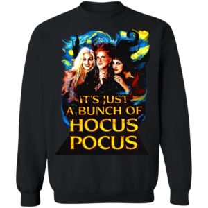Starry Night It’S Just A Bunch Of Hocus Pocus Halloween Shirt