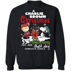 A Charlie Brown Christmas 55th Anniversary 1965-2020 Charles M Schulz Snoopy Shirt