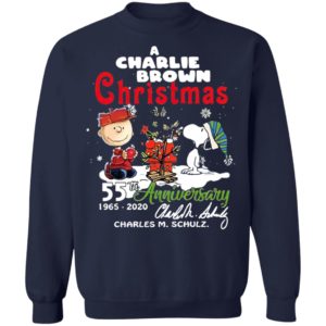 A Charlie Brown Christmas 55th Anniversary 1965-2020 Charles M Schulz Snoopy Shirt