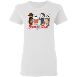 Horror Movies Trick Or Treat Halloween T-shirt