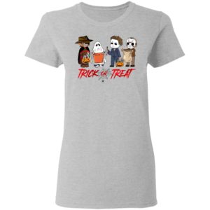 Horror Movies Trick Or Treat Halloween T-shirt