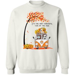 Jack Skellington Sally And Zero It’s The Most Wonderful Time Of The Year T-Shirt