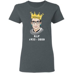 Notorious RBG RIP 1933 2020 Ruth Bader Shirt