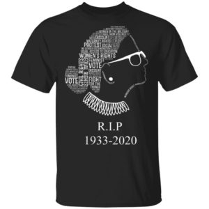 Notorious RBG R.I.P 1933- 2020 Shirt Ruth Bader Ginsburg Quotes Feminist Shirt