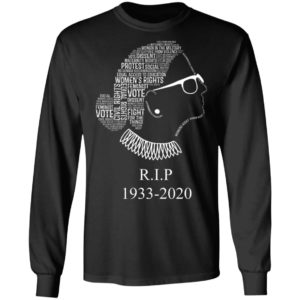 Notorious RBG R.I.P 1933- 2020 Shirt Ruth Bader Ginsburg Quotes Feminist Shirt