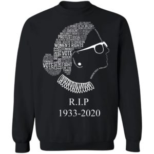 Notorious RBG R.I.P 1933- 2020 Shirt Ruth Bader Ginsburg Quotes Feminist Shirt