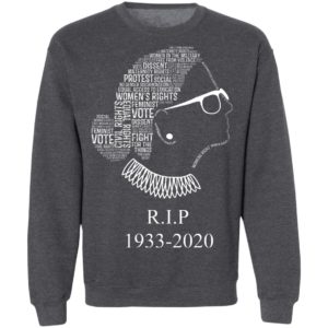 Notorious RBG R.I.P 1933- 2020 Shirt Ruth Bader Ginsburg Quotes Feminist Shirt