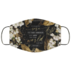 Proud And Certified BiBliophile Gold Face Mask