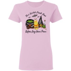 Bud Light Orange Bottle This Witch Needs Beer Before Any Hocus Pocus Shirt