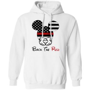 Mickey Mouse Back The Red American Flag T-Shirt